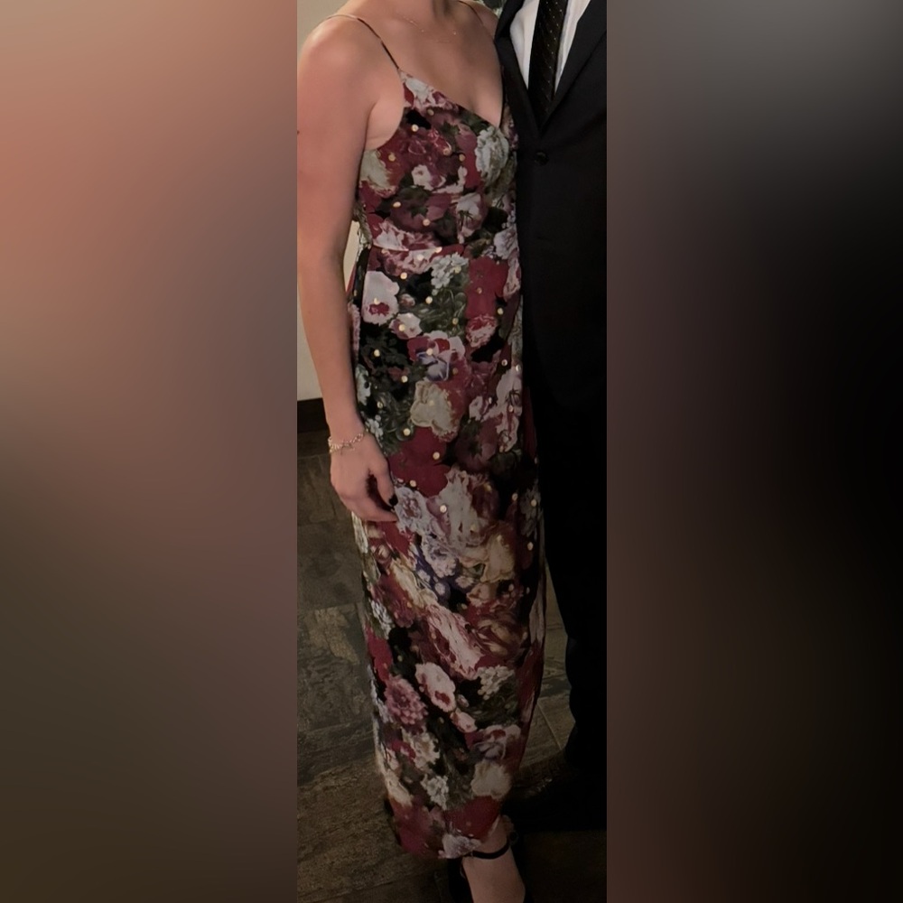 Express Floral Cocktail Dress